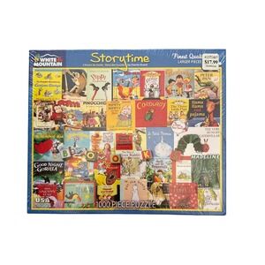 White Mountain Storytime 1000 Piece Jigsaw Puzzle Classic Books 1089B NEW